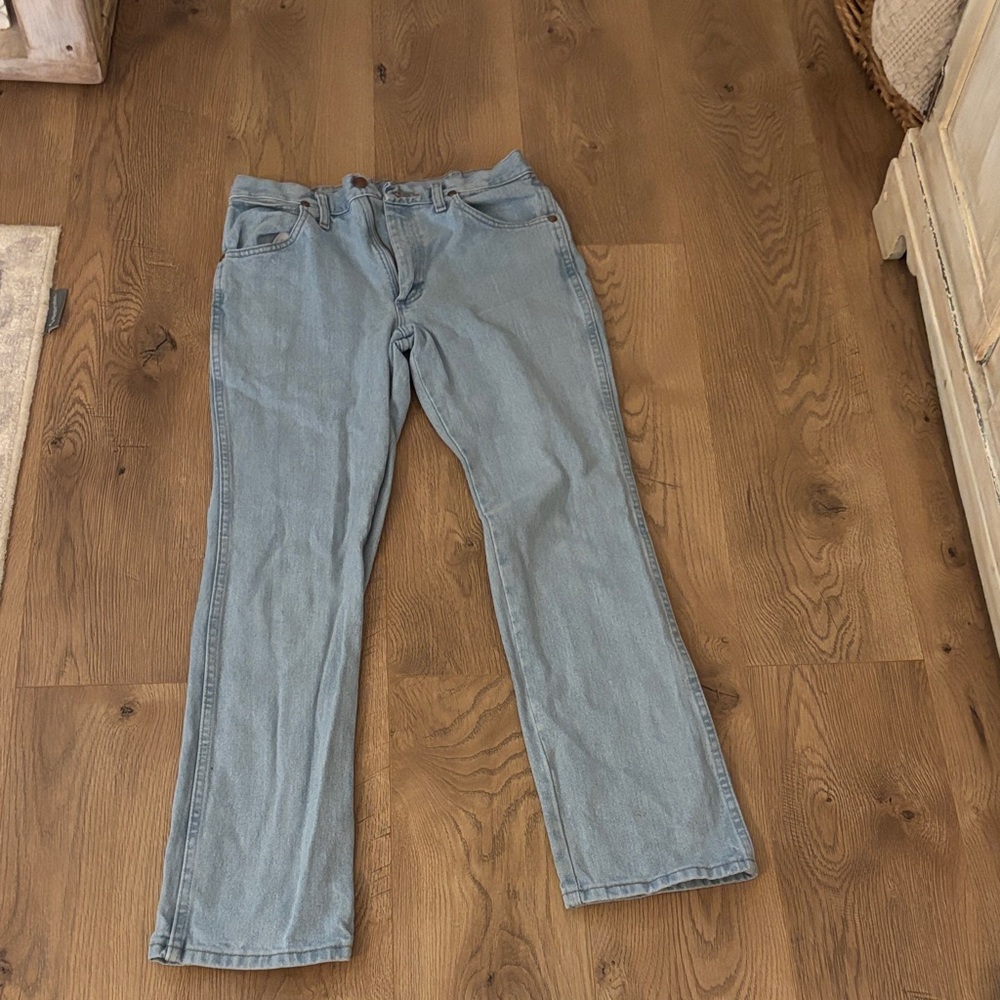 Wrangler Men's Denim Jeans in Light Blue
